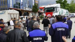 ŞUHUT BELEDİYESİ FİLOMUZA 36 TONLUK TANKER EKLENDİ