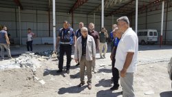 BAŞKAN ÖZAŞKIN SAHADA İNCELEMELERDE BULUNDU