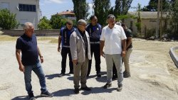 BAŞKAN ÖZAŞKIN SAHADA İNCELEMELERDE BULUNDU