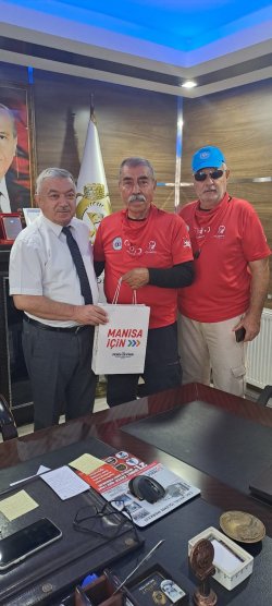 Manisa Anemon Dağcılık Kulübü’nden Başkan Özaşkın’a Ziyaret