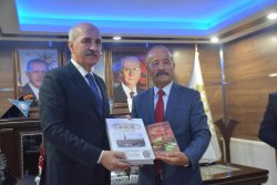 Türkiye Büyük Millet Meclisi Başkanımız Sayın Numan Kurtulmuş'u belediyemizde ağırladık