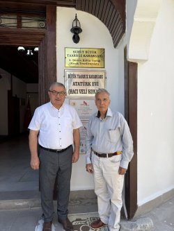 Gazeteci Yavuz Donat Şuhut’u ziyaret etti