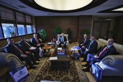 Afyonkarahisar Milletvekillerimiz Ali Özkaya ve Hasan Arslan İle Birlikte Gençlik ve Spor Bakanımız Osman Aşkın Bak'ı Ziyaret Ettik.