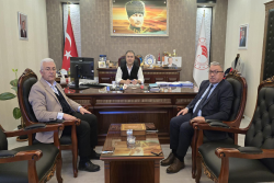 BAŞKAN ÖZAŞKIN KURUM ZİYARETLERİ GERÇEKLEŞTİRDİ