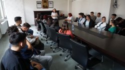 ŞUHUT MYO ÖĞRENCİLERİNDEN BELEDİYEMİZE ZİYARET