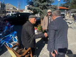 BAŞKAN ÖZAŞKIN, ESNAFLARI ZİYARET ETTİ