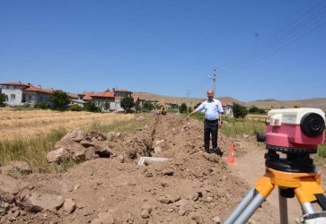 İmara Açılan Alanlarda Kanalizasyon Çalışmaları Devam Ediyor.