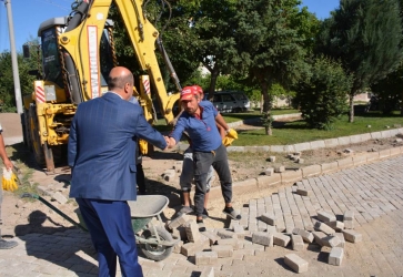 Başkan Bozkurt Saha Çalışmalarını Yerinde İnceledi.