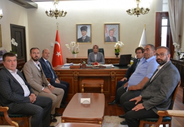 Şuhut Heyetinden Vali Yiğitbaşı’na Hayırlı Olsun Ziyareti.