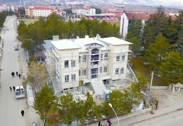 Başkan Bozkurt İlçe emniyet Müdürlüğü İnşaatında İncelemelerde Bulundu