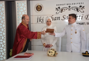 Başkan Bozkurt Genç Çiftin Nikahını Kıydı