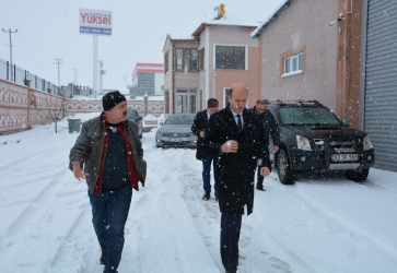 Başkan Bozkurt Organize Sanayi Bölgesini Ziyaret Etti