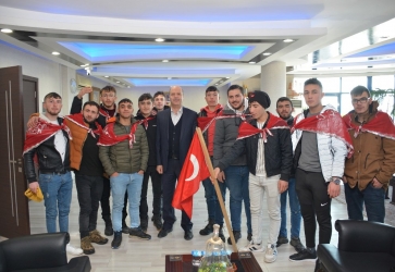 01/02 Tertip Askerlerden Başkan Bozkurt'a Ziyaret