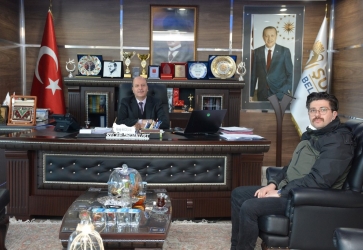 Orman İşletme Şefi Hangişi Başkan Bozkurt'u Ziyaret Etti