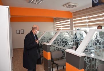 Başkan Bozkurt İlçe Nüfus Müdürlüğünü Ziyaret Etti