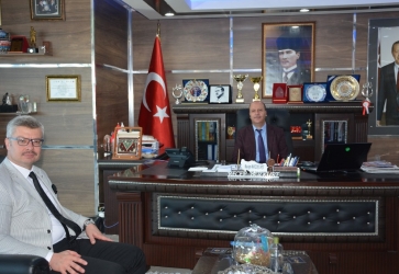İlçe Müftüsü Fatih Aytekin Başkan Bozkurt'u Makamında Ziyaret Etti