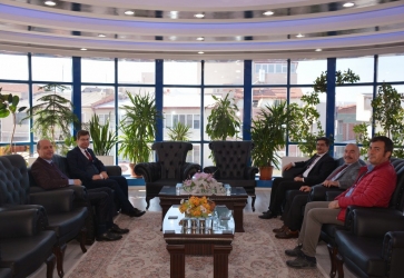 İl Kültür ve Turizm Müdürü Mehmet Tanır Başkan Bozkurt'u ziyaret etti