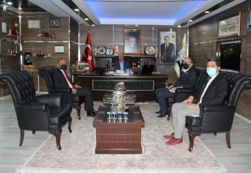 Başkan Bozkurt'a Zafer Kalkınma Ajansı Yetkililerinden Ziyaret
