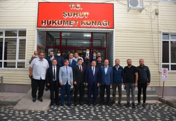 Suyun Fatihi; Prof. Dr. Veysel Eroğlu İlçemizi Ziyaret Etti.