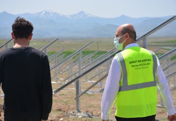 Başkan Bozkurt Şuhut Belediyesi Ges İnşaatını Ziyaret Etti.