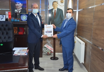 İl Nüfus ve Vatandaşlık Müdürü Erkan Tanyeri Başkanımız Recep Bozkurt'u Ziyaret Etti