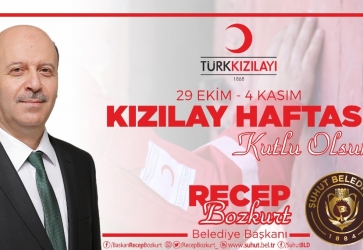 Başkan Bozkurt'tan Kızılay Haftası Mesajı