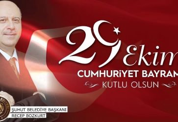Başkan Bozkurt'tan 29 Ekim Cumhuriyet Bayramı Mesajı