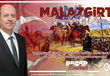 Başkan Bozkurt'tan Malazgirt Zaferi Mesajı