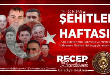 Başkan Bozkurt'tan Şehitler Haftası Mesajı