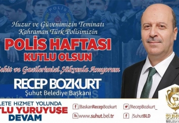Başkan Bozkurt'tan Polis Haftası Mesajı