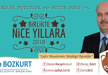 Başkan Bozkurt'tan, Yeni Yıl Tebrik Mesajı