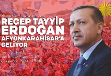 Cumhurbaşkanımız Afyonkarahisar'da Halkımızla Buluşuyor