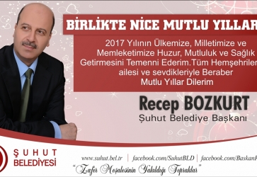 Başkan Bozkurt'tan Yeni Yıl Mesajı