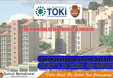 TOKİ HAKKINDA MERAK EDİLENLER.