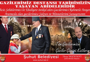 Başkan Bozkurt'un Gaziler Günü Mesajı