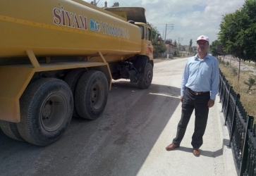 BAŞKAN BOZKURT ASFALT ÇALIŞMALARINI YERİNDE İNCELEDİ.