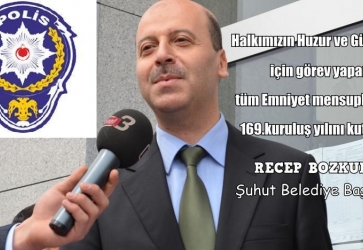 POLİS TEŞKİLATI KURULUŞUNUN 169.YILINI KUTLUYOR