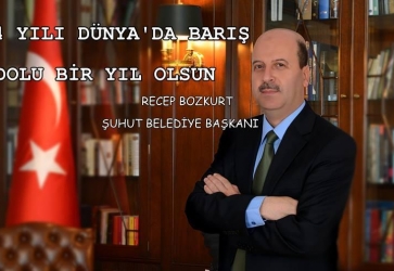 BAŞKAN BOZKURT’TAN YENİ YIL MESAJI