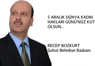 ‘DÜNYA KADIN HAKLARI GÜNÜ KUTLU OLSUN’