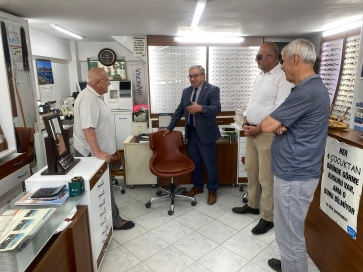 BAŞKAN ÖZAŞKIN'DAN ESNAF ZİYARETLERİ 