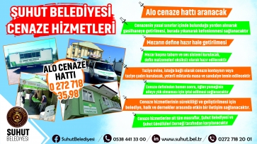 ŞUHUT BELEDİYESİ CENAZE HİZMETLERİ KURULDU