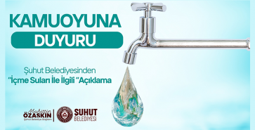 KAMUOYUNA SAYGIYLA DUYURULUR