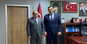 BAŞKAN ÖZAŞKIN’DAN SGK İL MÜDÜRÜ ÇELİKBAŞ’A HAYIRLI OLSUN ZİYARETİ