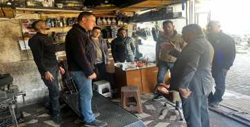  BAŞKAN ÖZAŞKIN:  HER ZAMAN ESNAFIMIZIN YANINDAYIZ