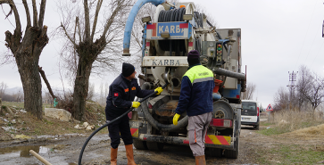 VİDANJÖR EKİPLERİMİZ GECE GÜNDÜZ GÖREVDELER
