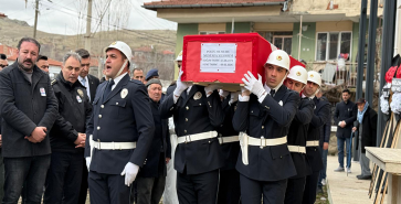 BAŞKAN ÖZAŞKIN POLİS MEMURU MUSTAFA YILDIRIM’IN CENAZE TÖRENİNE KATILDI