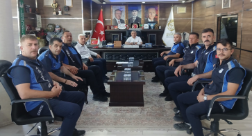BAŞKAN ÖZAŞKIN’A ZABITA EKİBİMİZDEN ZİYARET