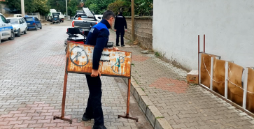 ZABITA EKİPLERİMİZ KALDIRIM İŞGALLERİNE TAVİZ VERMİYOR