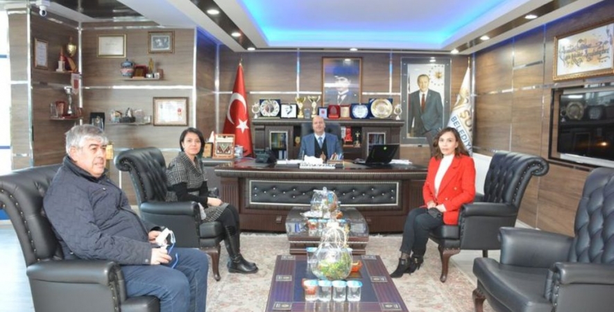 Şuhut MYO Müdürü Erdoğmuş 'tan Başkan Bozkurt'a Ziyaret