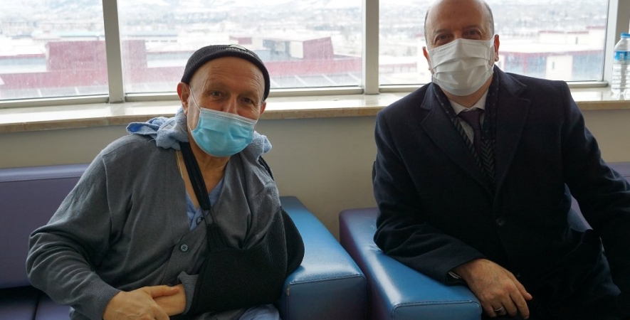 Başkan Bozkurt'tan Geçmiş Olsun Ziyareti